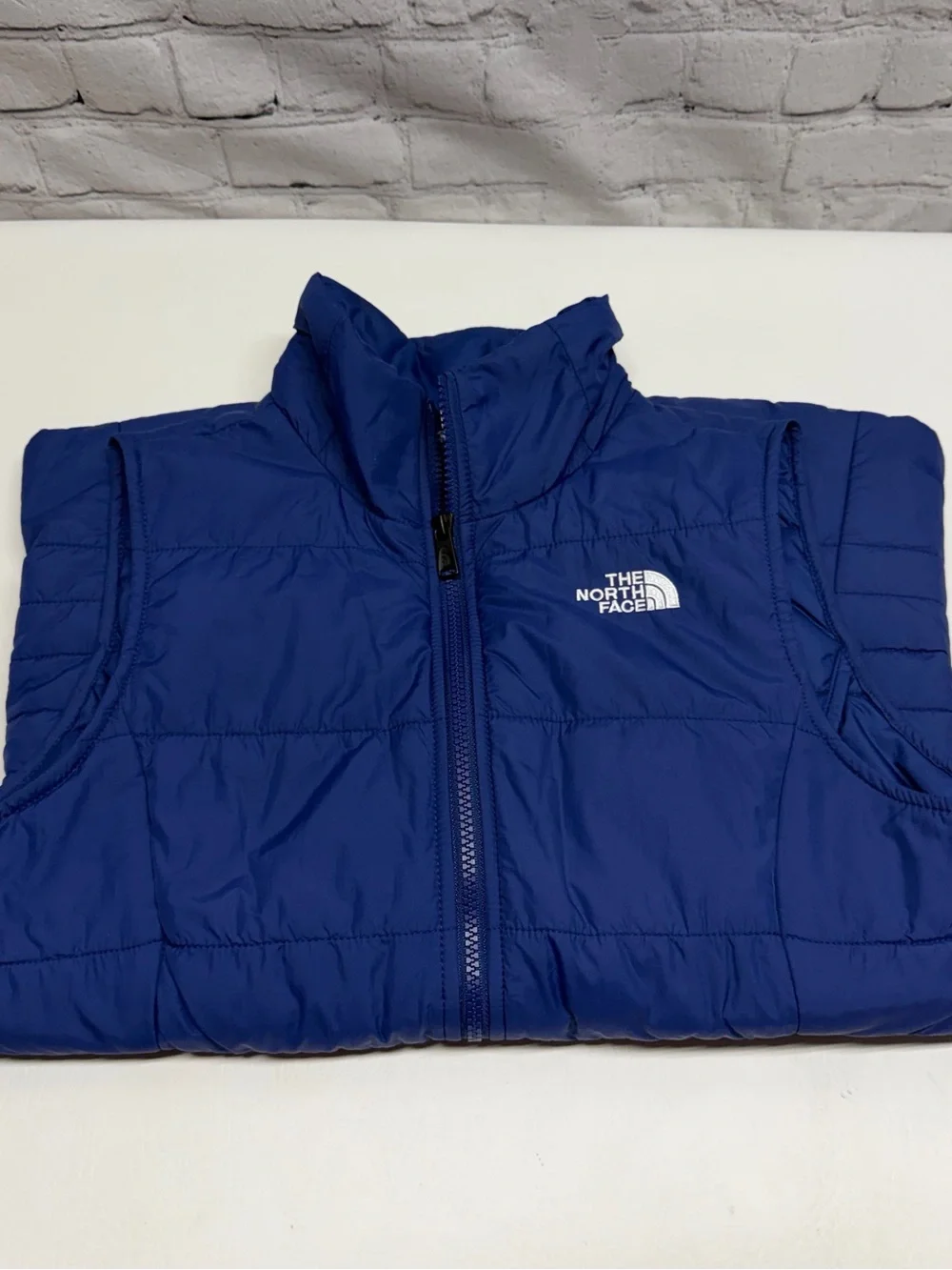 The North Face big girls Quilted Vest - Royal Blue size XL (18) NWT